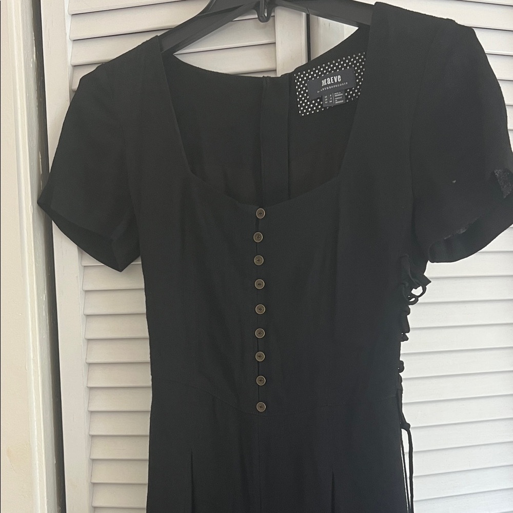 Maeve by Anthropologie Elegant Black Maxi Dress - Picture 5 of 10